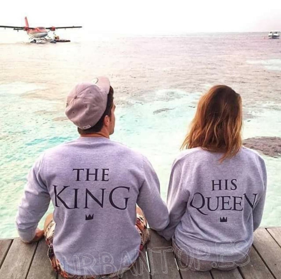 SUDADERAS KING AND QUEEN